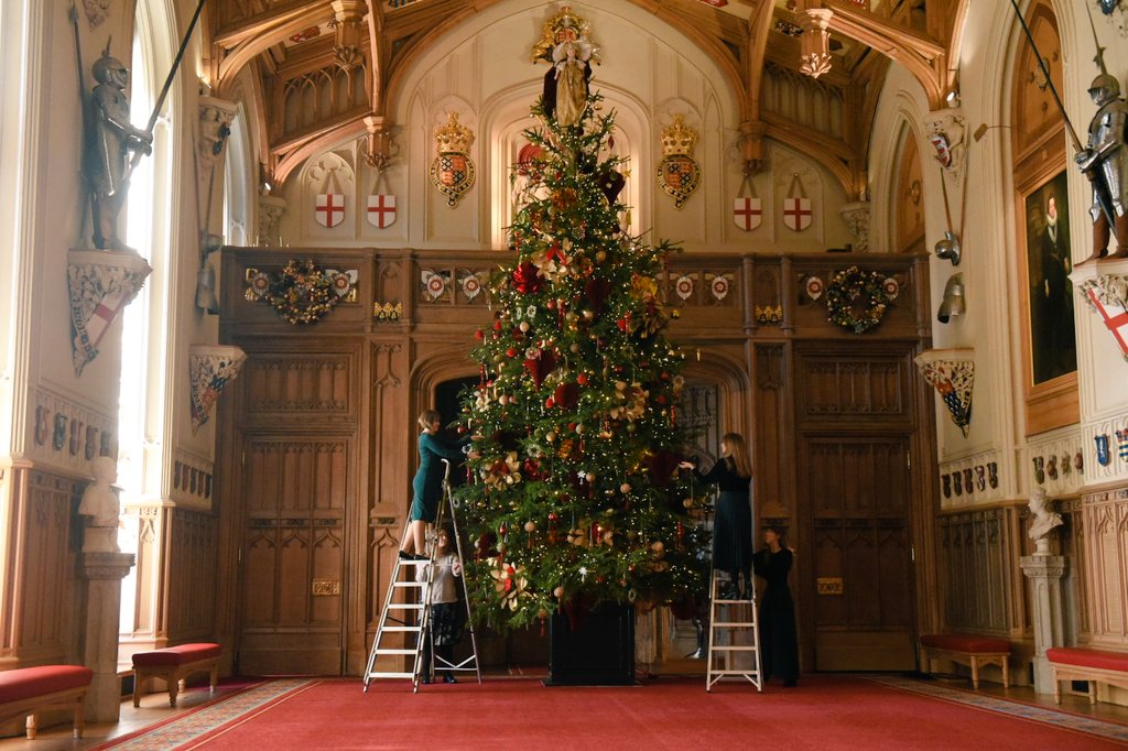 елка, виндзорский замок, рождество