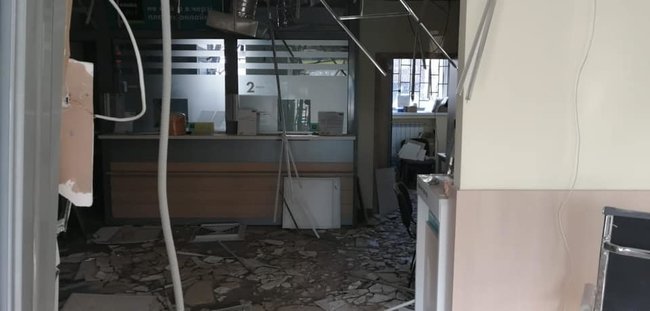 Подрыв банкомата Ощадбанка в Киеве: украли 250 тыс. грн, разрушения в отделении оцениваются в миллионы 02