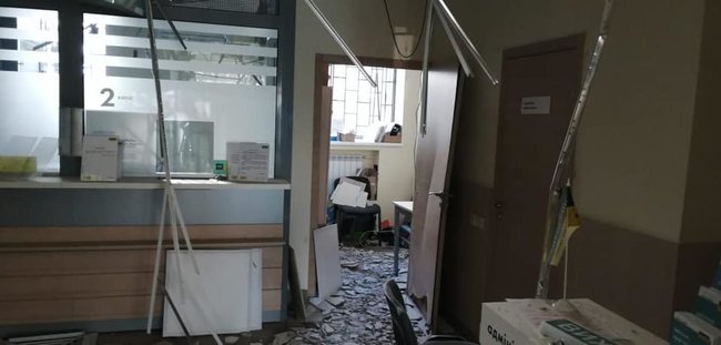 Подрыв банкомата Ощадбанка в Киеве: украли 250 тыс. грн, разрушения в отделении оцениваются в миллионы 04
