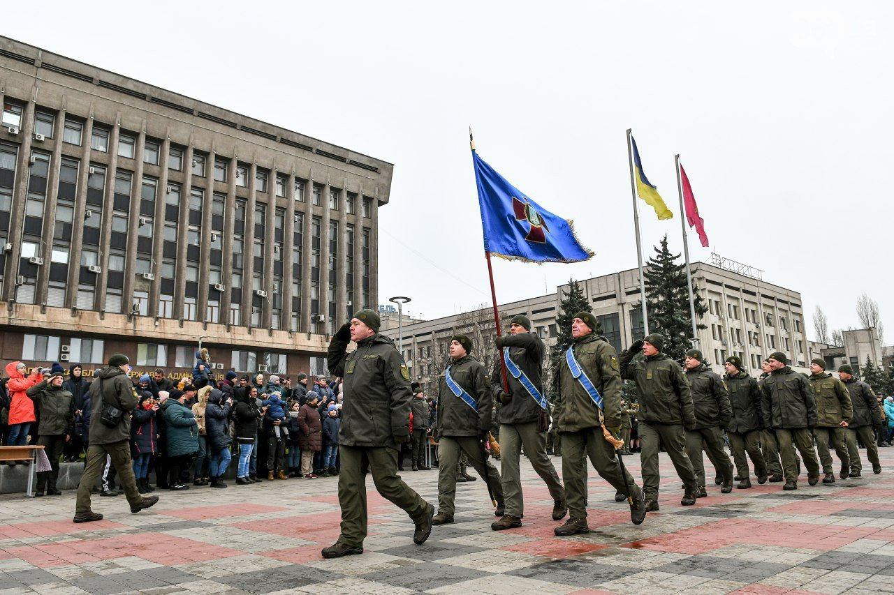 Запорожье сегодня. Присяга на верность Украине. Вступайте в ряды национальной гвардии Украины.