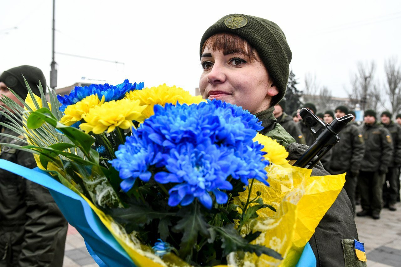 В Запорожье 135 парней и девушек приняли присягу на верность Украине. ФОТО