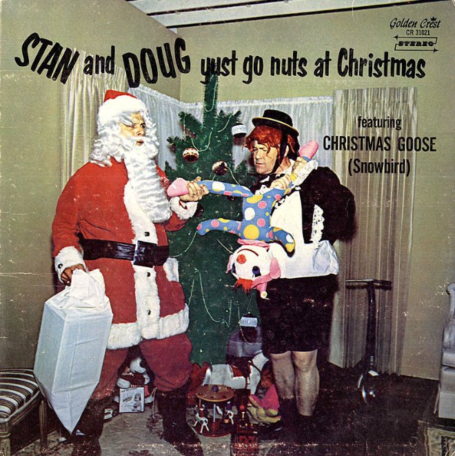 Странные и нелепые рождественские обложки пластинок прошлого