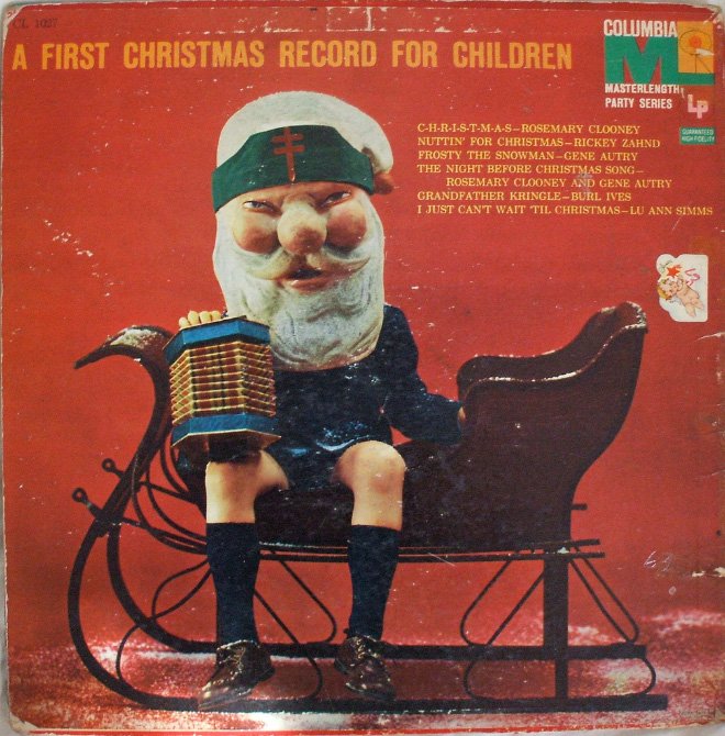 Странные и нелепые рождественские обложки пластинок прошлого