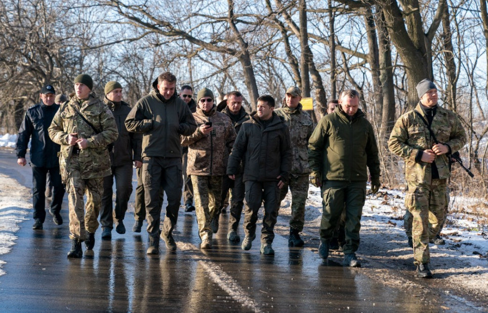 Зеленский поздравил военных в зоне ООС. ФОТО