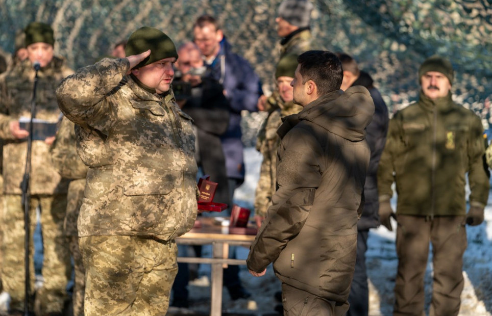 Зеленский поздравил военных в зоне ООС. ФОТО