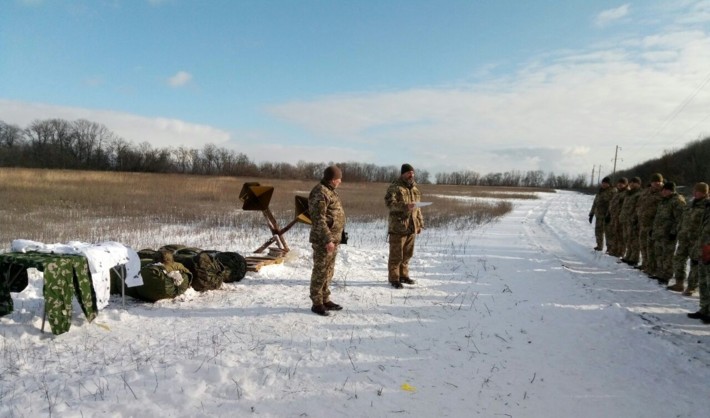 Военные ООС учились маскироваться. ФОТО