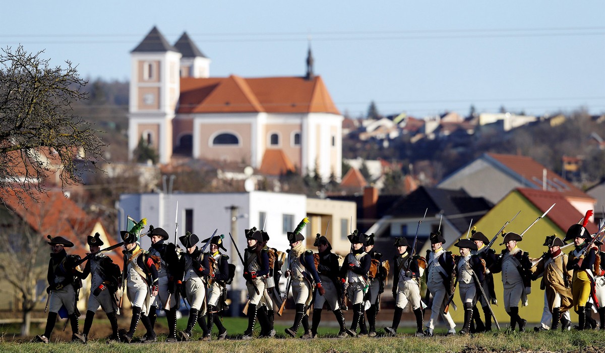 Реконструкции битвы 1805 года под Аустерлицем