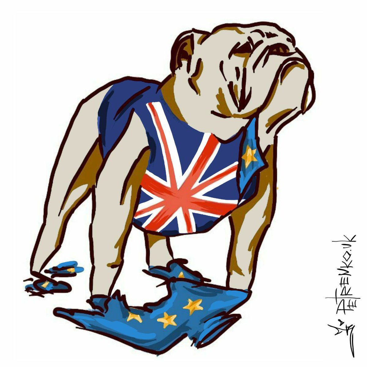 Появилась меткая карикатура на новый поворот в Brexit. фото