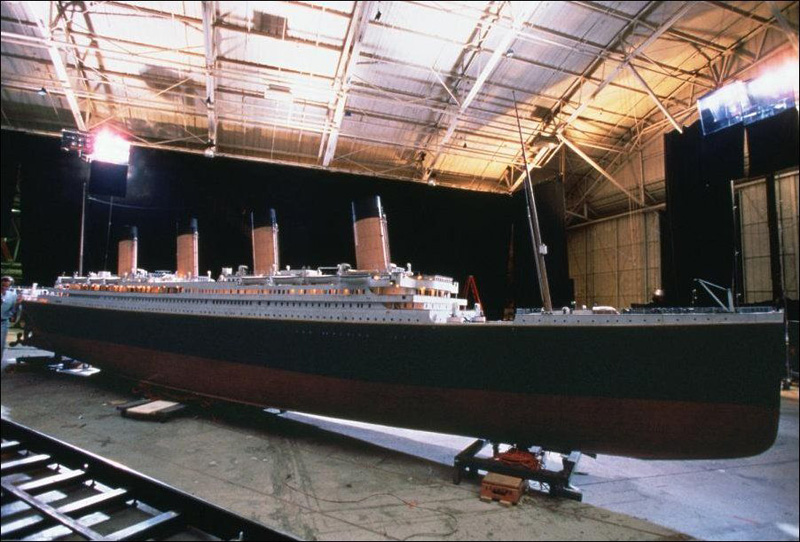 Заглянуть «за кулисы»: редкие фото со съемок «Титаника». ФОТО