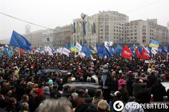 Оппозиция созывает украинцев на очередное Народное вече