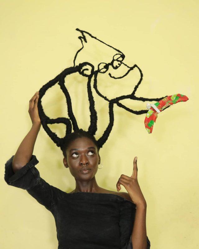 Африканская художница создает удивительные скульптуры из собственных волос. ФОТО