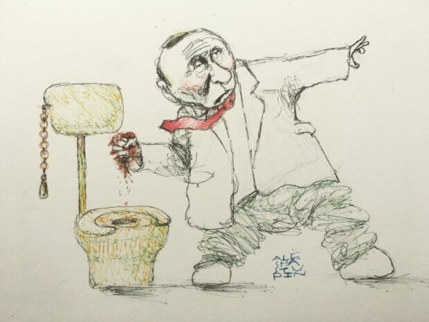 В сети высмеяли карикатурой новогоднее желание Путина. ФОТО