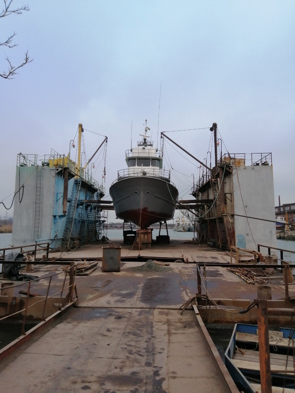 Морская охрана спустила на воду отремонтированные в Одессе корабли. ФОТО