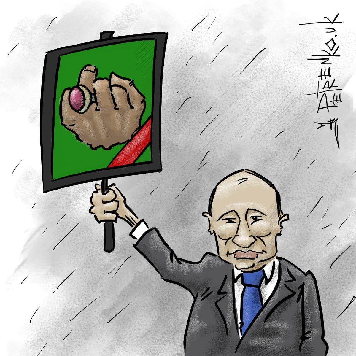 Путин попал на меткую карикатуру из-за убийства Сулеймани. ФОТО