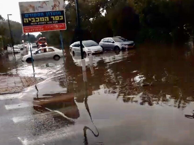 Потоп в Тель-Авиве и других городах Израиля. ФОТО
