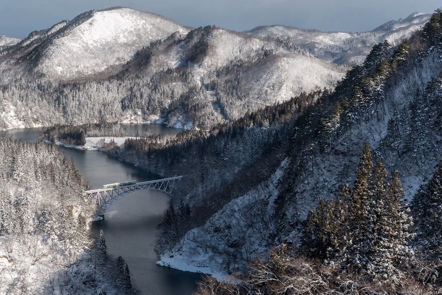 Красивая японская зима, как в снежной сказке. ФОТО