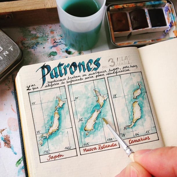 Записные книжки испанского иллюстратора вдохновляют на путешествия. ФОТО