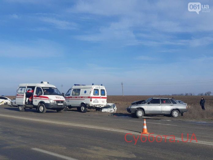 В Запорожской области на трассе произошло масштабное ДТП. Подробности. ВИДЕО