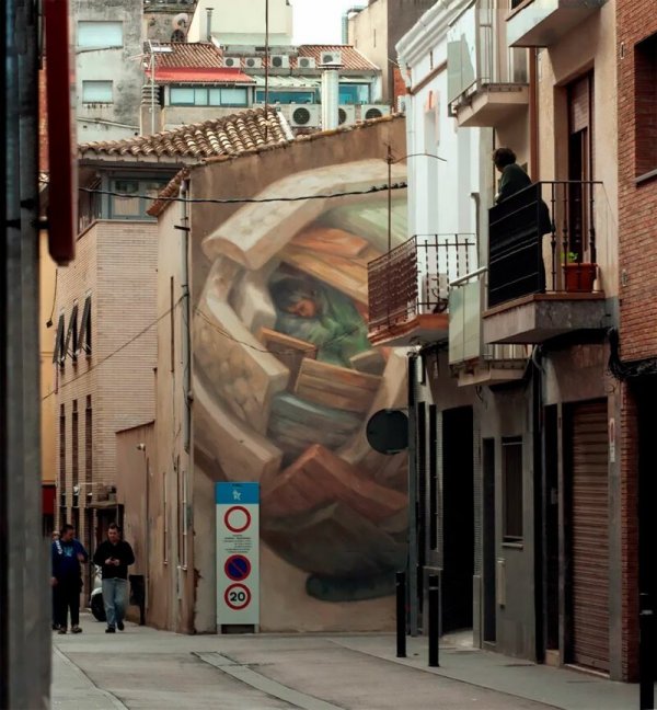 Фантастический перевернутый мир от художницы из Испании