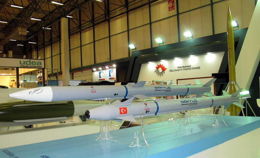 В Турции завершили испытание новой ракеты класса «воздух-воздух». ВИДЕО