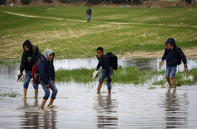 Сектор Газы снова затопило. ФОТО