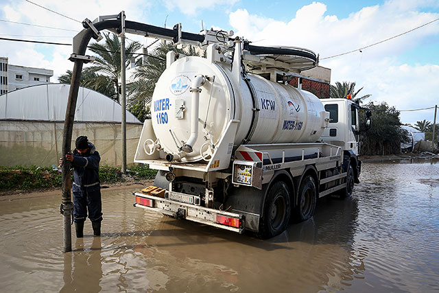Сектор Газы снова затопило. ФОТО