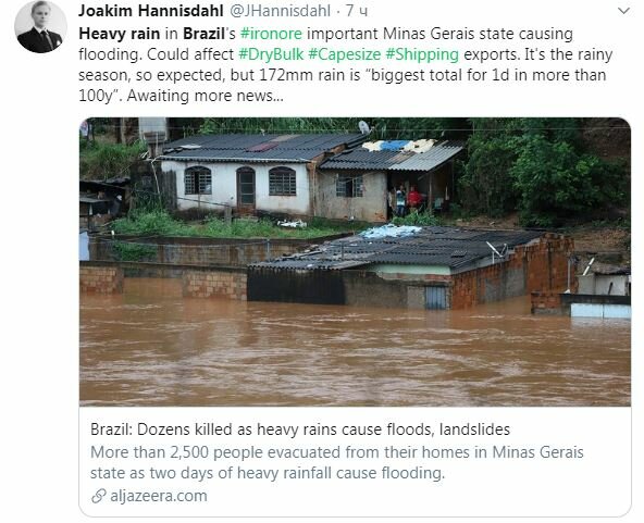 Появились фото последствий смертельных ливней, которые обрушились на Бразилию. ФОТО