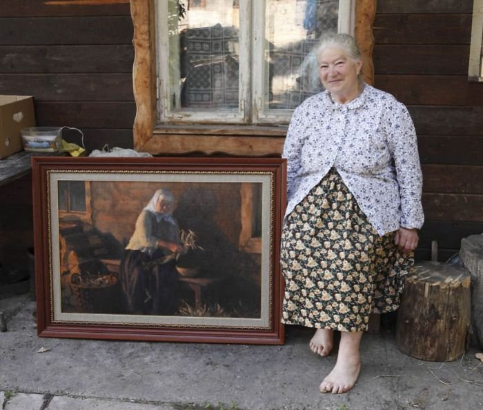 Польский художник показал моделей со своих портретов