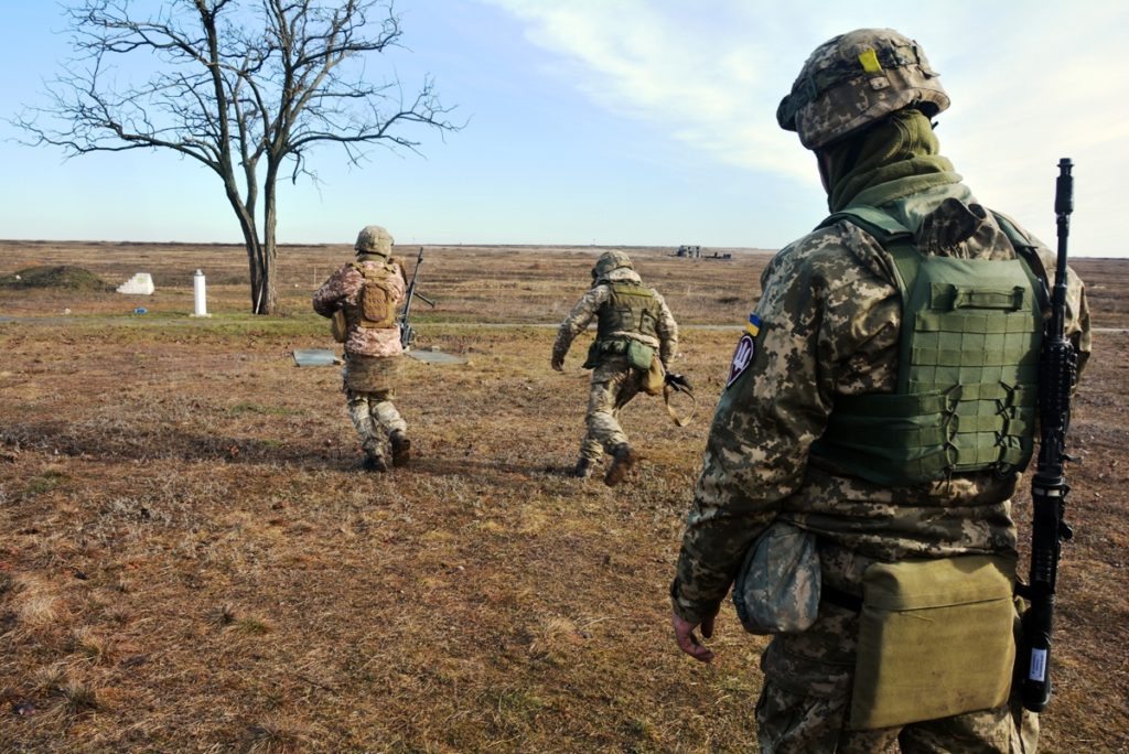 Десантники ВСУ выполнили огневые упражнения из стрелкового оружия. ФОТО