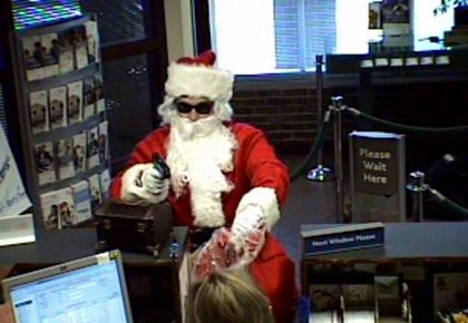 Санта-Клаус ограбил банк с помощью «подарка»