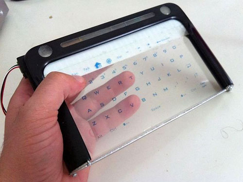 Создан первый в мире полупрозрачный планшет