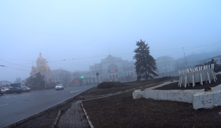 В Донецке показали безлюдные перроны ж/д вокзала. ФОТО