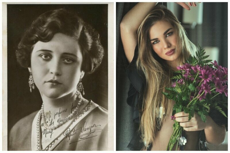 Пепита Сампер Мисс Испания 1929  и Мария дель Мар Агилера мисс Испания 2019