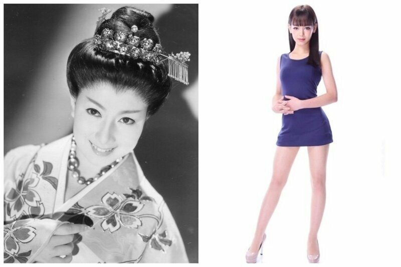 Фудзико Ямамото "Мисс Япония 1950" и Марика Сера, Мисс Япония 2019