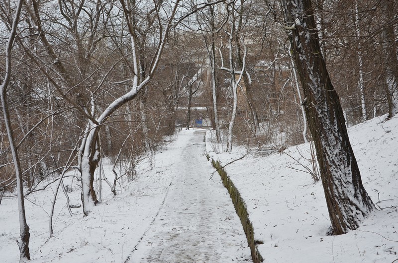 Недолгий снег в Одессе: большой фоторепортаж с улиц города. ФОТО