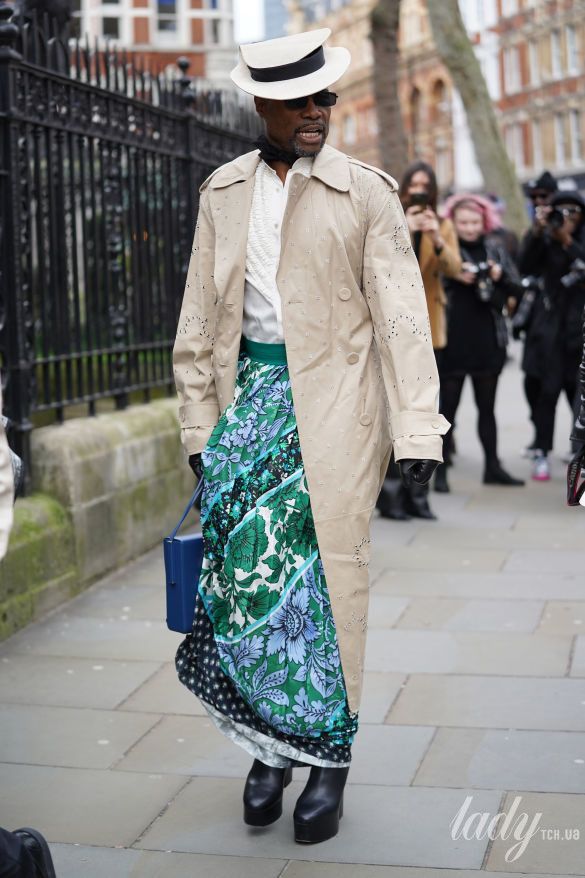 Эпатажный Билли Портер удивляет публику нарядами на Лондонской недели моды. ФОТО