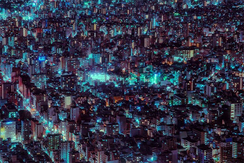 Город огней: 15 потрясающих снимков ночного Токио с высоты небоскребов. ФОТО