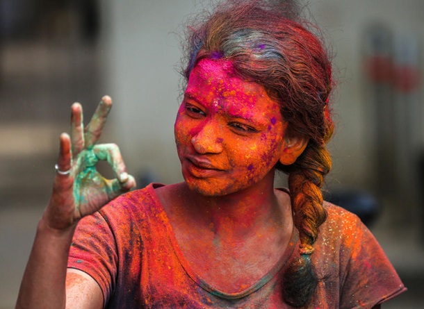 В Индии прошел фестиваль красок Холи: яркие фото