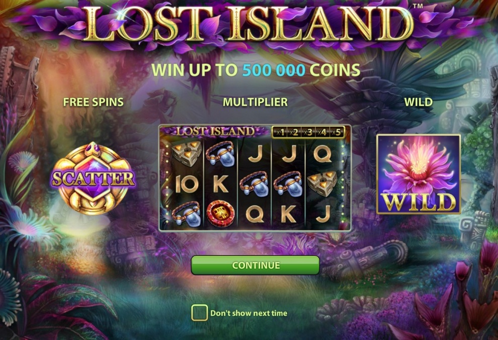 описание игрового автомата lost island