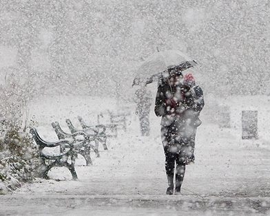 В пятницу Украину ждут дожди и мокрый снег