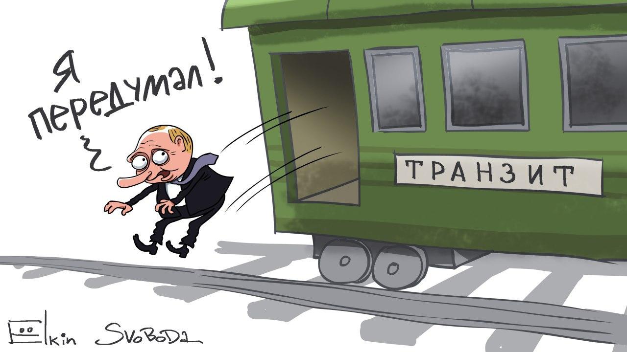 Путин попал на меткую карикатуру из-за «срыва» смены власти в России. ФОТО
