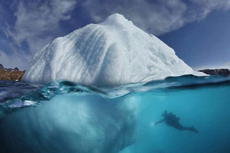 11 редких и впечатляющих фото айсберга в Гренландии от фотографа Тобиаса Фридриха. ФОТО