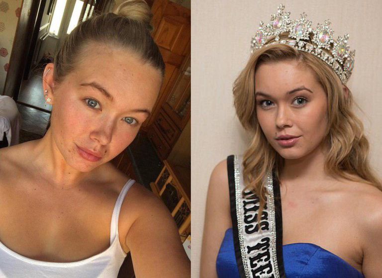 На конкурсе «Мисс Англия» девушек попросили смыть всю косметику. ФОТО