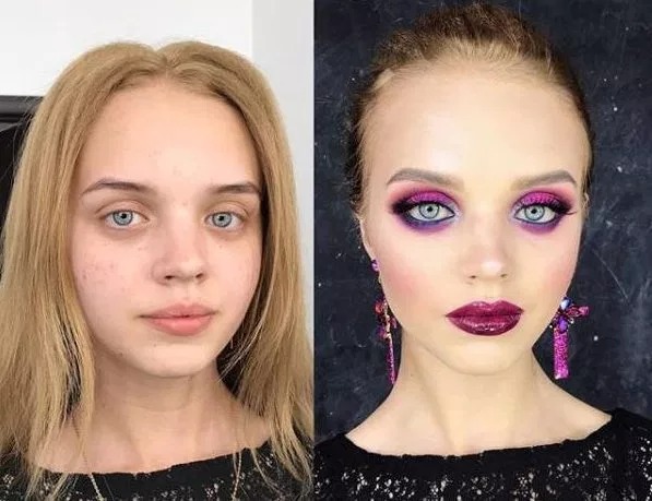 10 чудесных превращений с помощью макияжа. ФОТО