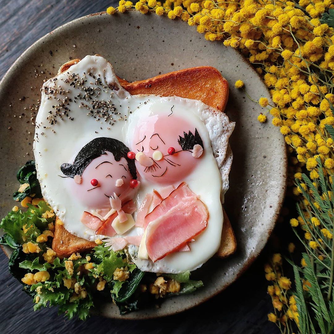 Веселые блюда с яйцами от мамы из Японии