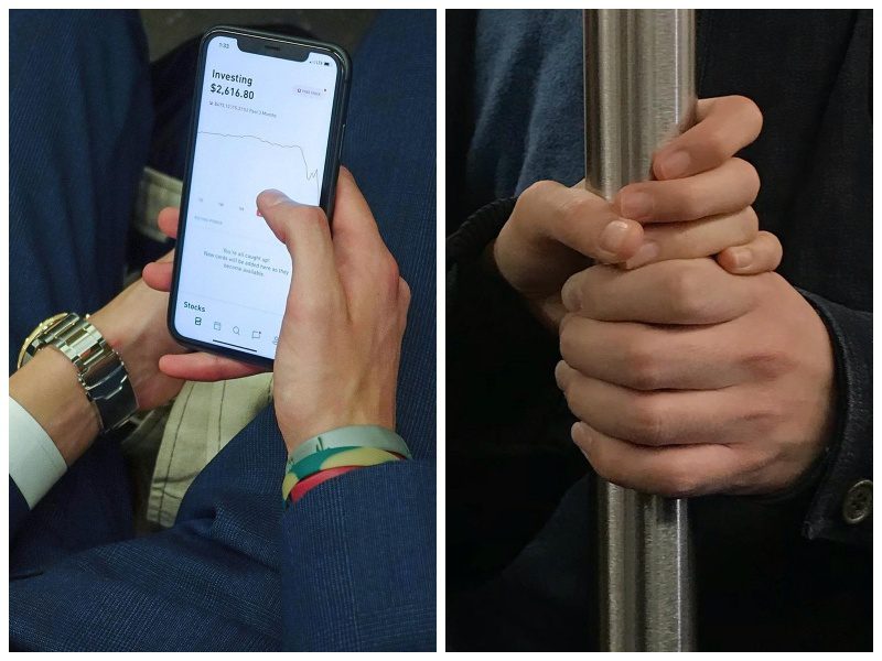 27 атмосферных снимков из инстаграма, посвященного рукам пассажиров нью-йоркского метро. ФОТО