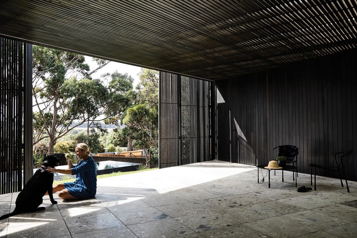 Резиденция со стеклянным фасадом в Австралии