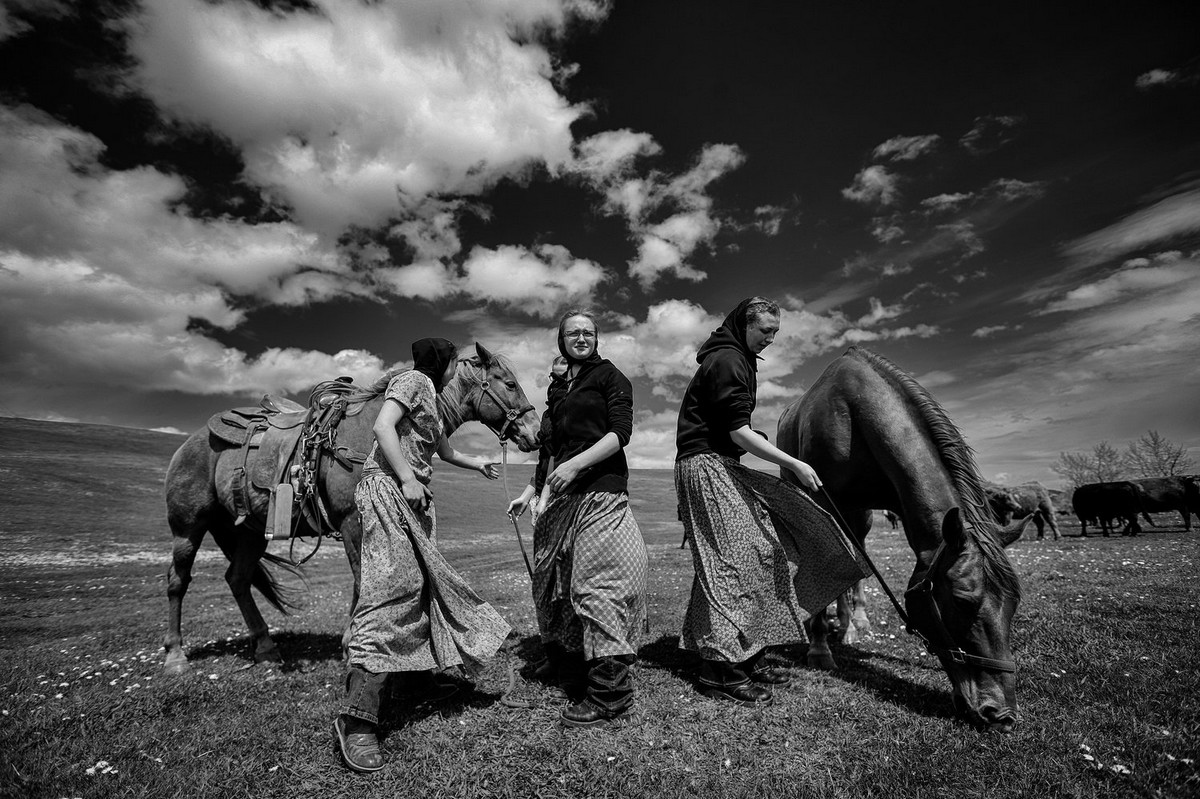 Ковбои и брыкающиеся лошади на снимках Лии Хеннел