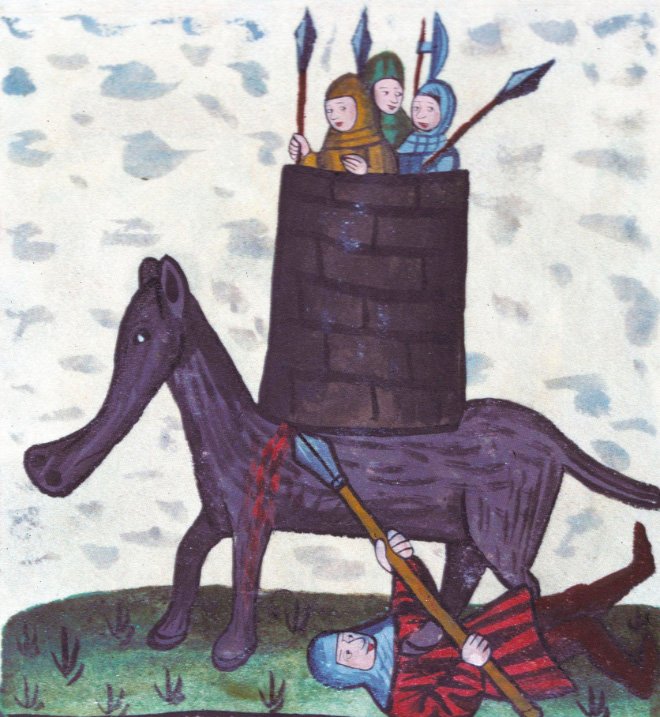 Как художники Средневековья изображали слонов