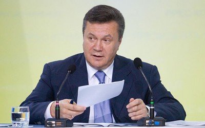 Янукович учит текст нового заявления по Украине